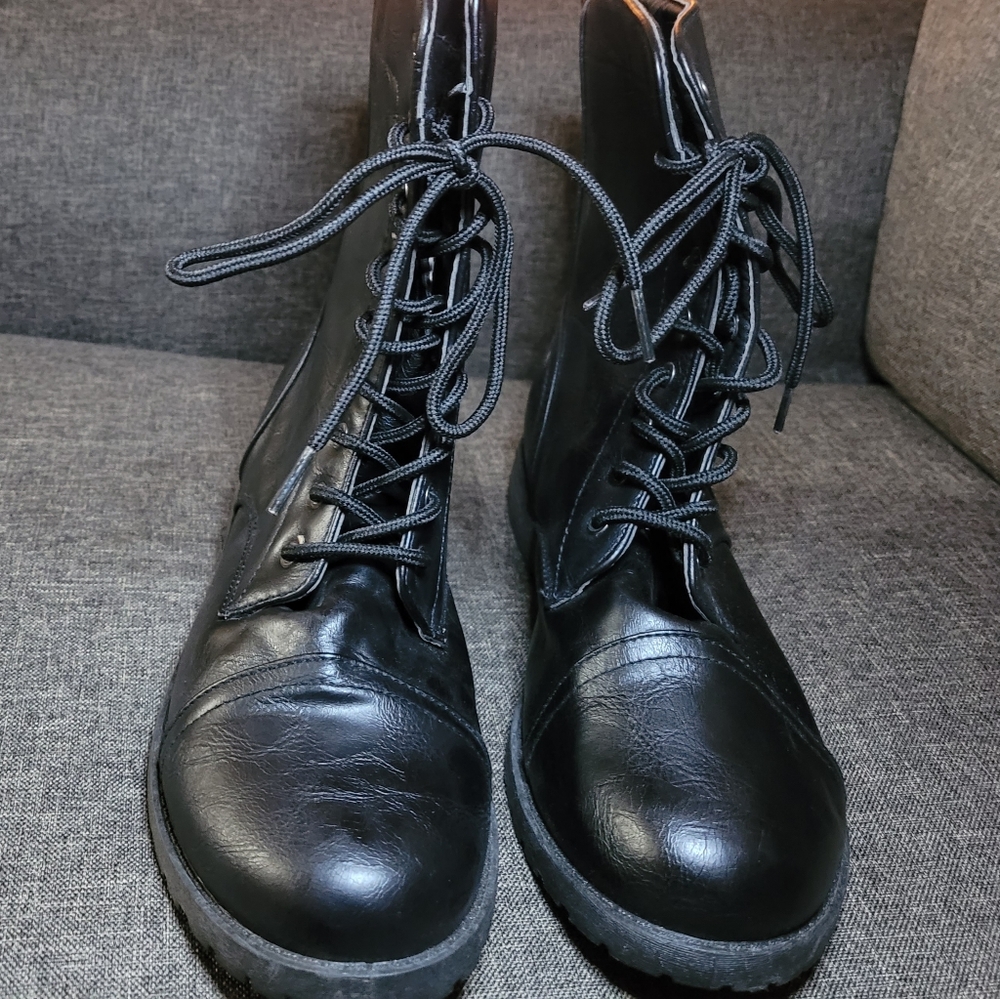 Black Combat Boots